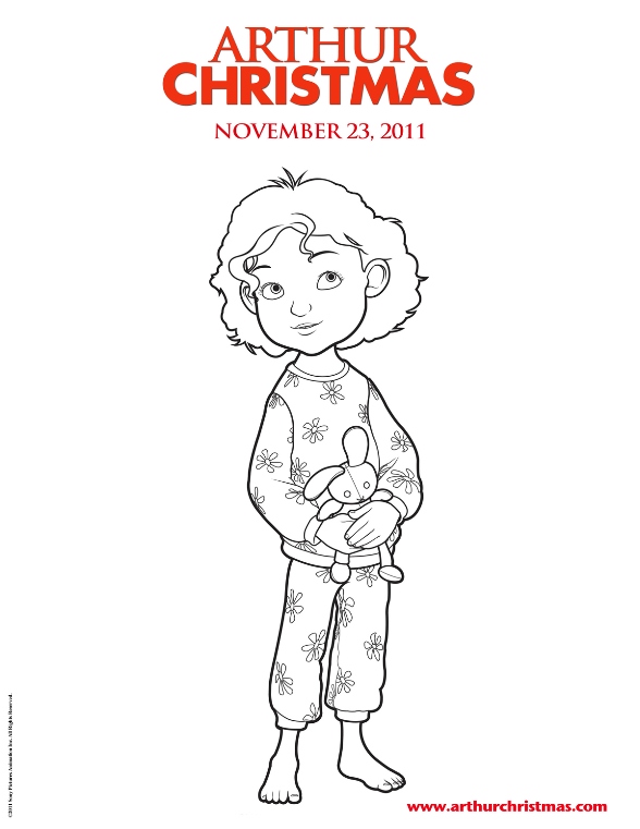 Kids-n-fun.com | Coloring page Arthur Christmas Arthur Christmas